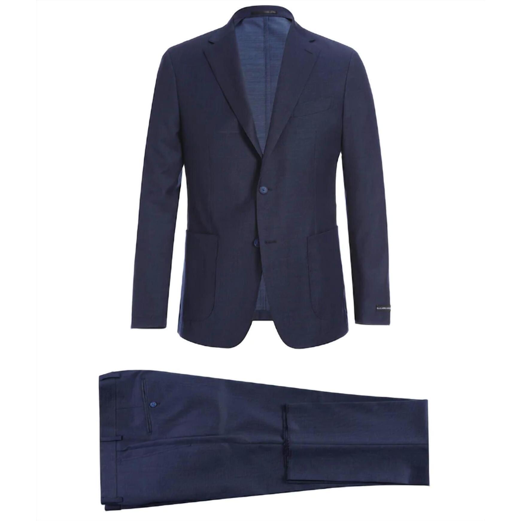 New Pelago Men's Riserva Slim Fit Travel Suit In Navy